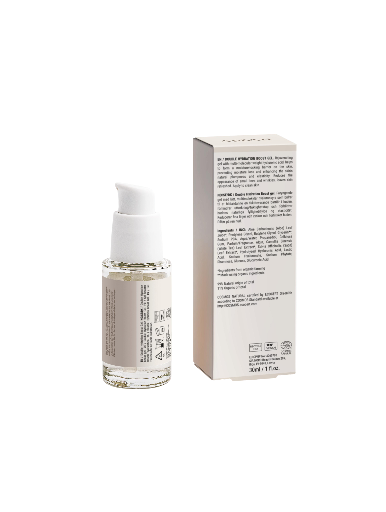 Doppeltes Hydratations-Boost-Gel + HA