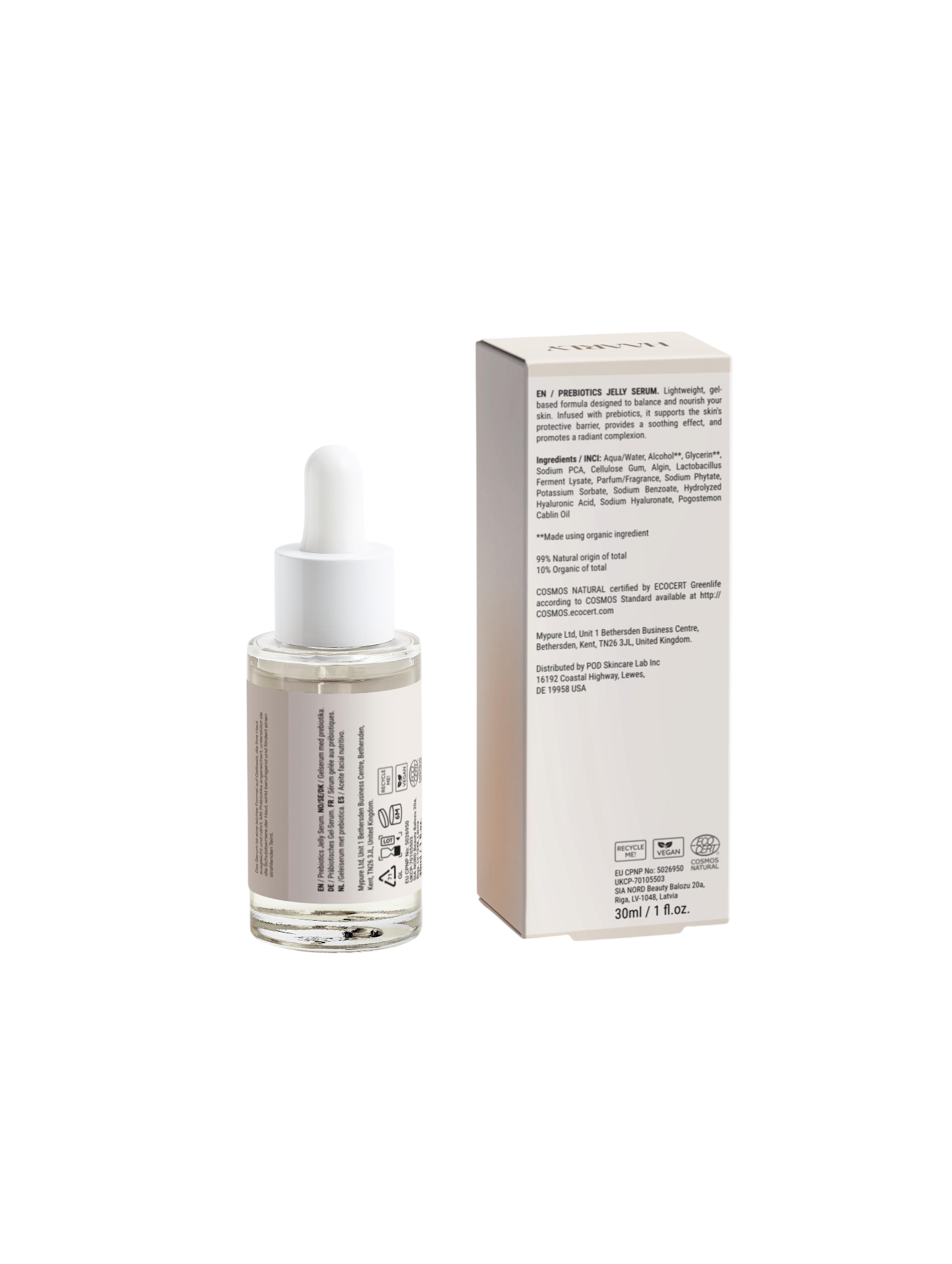 Bioaktives Präbiotisches Gel-Serum